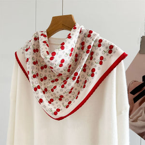 MaraSilk Pure Mulberry Silk-Wool Scarf - Diamond MS906