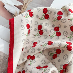 MaraSilk Pure Mulberry Silk-Wool Scarf - Diamond MS906