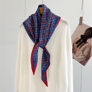 MaraSilk Pure Mulberry Silk-Wool Scarf - Diamond MS906