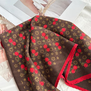 MaraSilk Pure Mulberry Silk-Wool Scarf - Diamond MS906