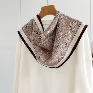 MaraSilk Pure Mulberry Silk-Wool Scarf - Diamond MS916