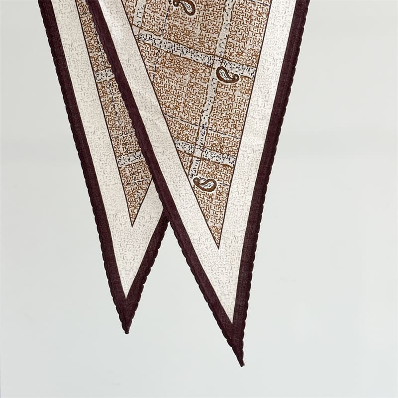MaraSilk Pure Mulberry Silk-Wool Scarf - Diamond MS916