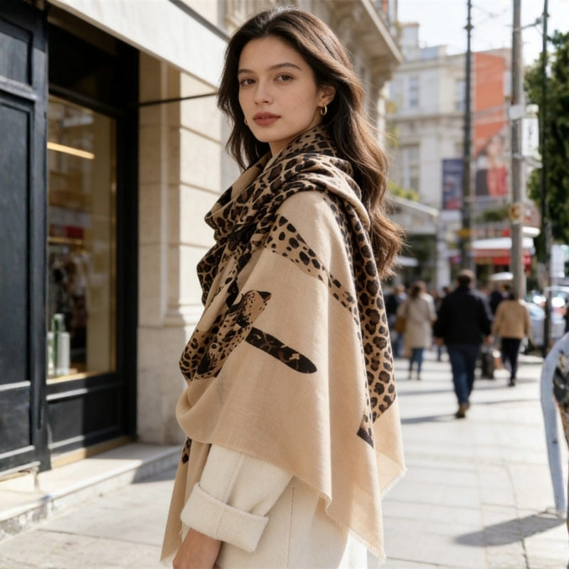 MaraSilk Pure Wool Scarf - Oblong MS922