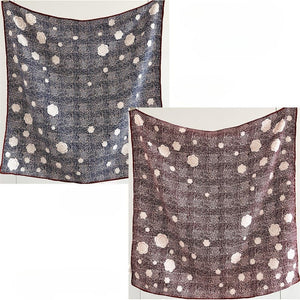 MaraSilk Pure Mulberry Silk-Wool Scarf - Square MS913