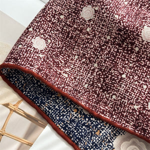 MaraSilk Pure Mulberry Silk-Wool Scarf - Square MS913
