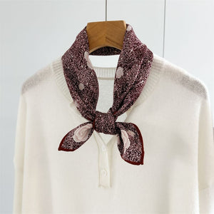 MaraSilk Pure Mulberry Silk-Wool Scarf - Square MS913