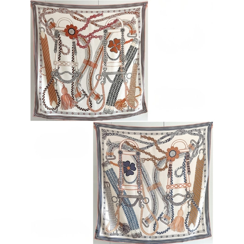 MaraSilk Pure Mulberry Silk-Wool Scarf - Square MS907 53" x 53" MS90702