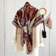 MaraSilk Pure Mulberry Silk-Wool Scarf - Square MS907