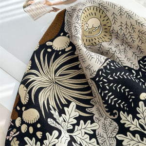 MaraSilk Pure Mulberry Silk-Wool Scarf - Square MS908