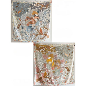 MaraSilk Pure Mulberry Silk-Wool Scarf - Square MS908 53" x 53" MS90803