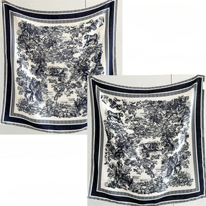 MaraSilk Pure Mulberry Silk-Wool Scarf - Square MS911