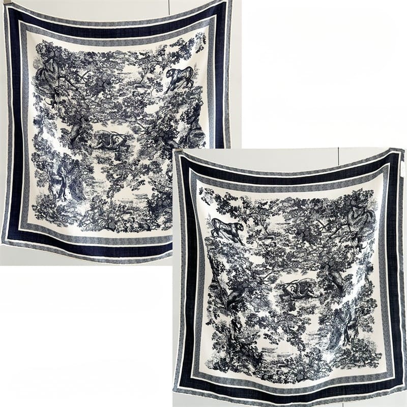 MaraSilk Pure Mulberry Silk-Wool Scarf - Square MS911
