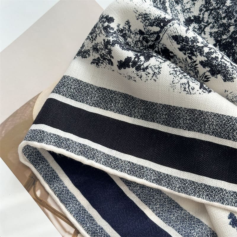 MaraSilk Pure Mulberry Silk-Wool Scarf - Square MS911