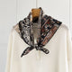 MaraSilk Pure Mulberry Silk-Wool Scarf - Square MS917