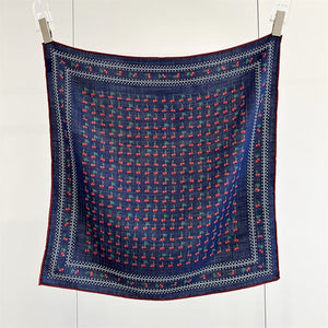 MaraSilk Pure Mulberry Silk-Wool Scarf - Square MS918