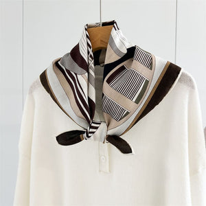 MaraSilk Pure Mulberry Silk-Wool Scarf - Square MS921