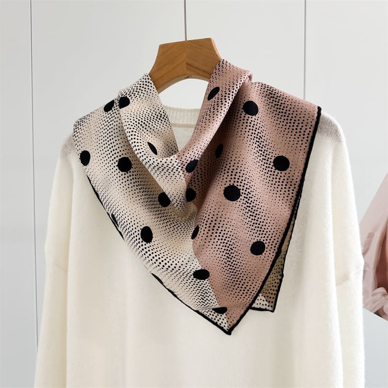 MaraSilk Pure Mulberry Silk-Wool Scarf - Square MS921