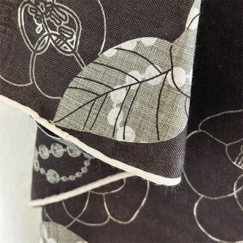 MaraSilk Pure Mulberry Silk-Wool Scarf - Square MS921