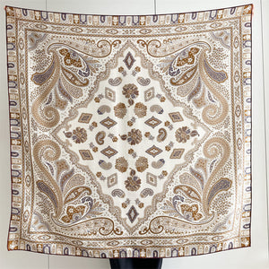 MaraSilk Pure Mulberry Silk-Wool Scarf - Square MS924 53" x 53" MS92401