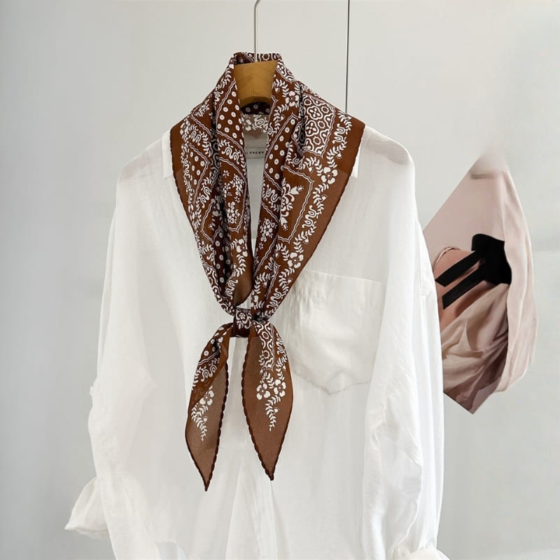 MaraSilk Pure Mulberry Silk Scarf - Diamond Crepe de Chine MS994