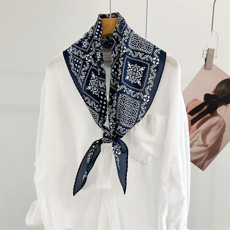 MaraSilk Pure Mulberry Silk Scarf - Diamond Crepe de Chine MS994
