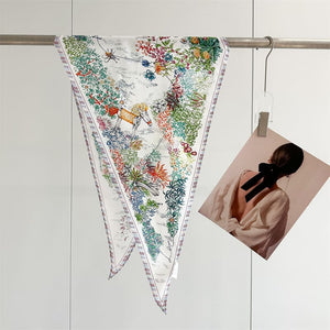 MaraSilk Pure Mulberry Silk Scarf - Diamond Crepe de Chine MS995