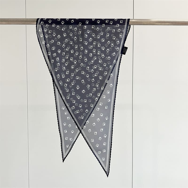 MaraSilk Pure Mulberry Silk Scarf - Diamond Georgette MS1009 51" x 17" MS100901
