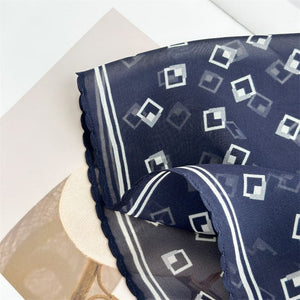 MaraSilk Pure Mulberry Silk Scarf - Diamond Georgette MS1009