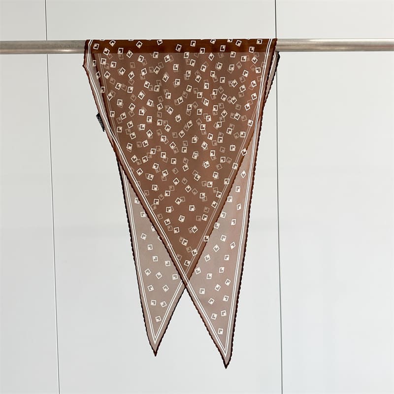 MaraSilk Pure Mulberry Silk Scarf - Diamond Georgette MS1009 51" x 17" MS100902