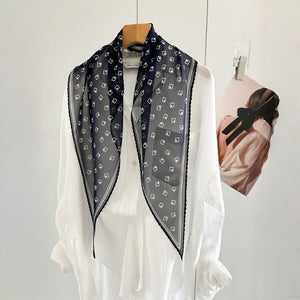 MaraSilk Pure Mulberry Silk Scarf - Diamond Georgette MS1009