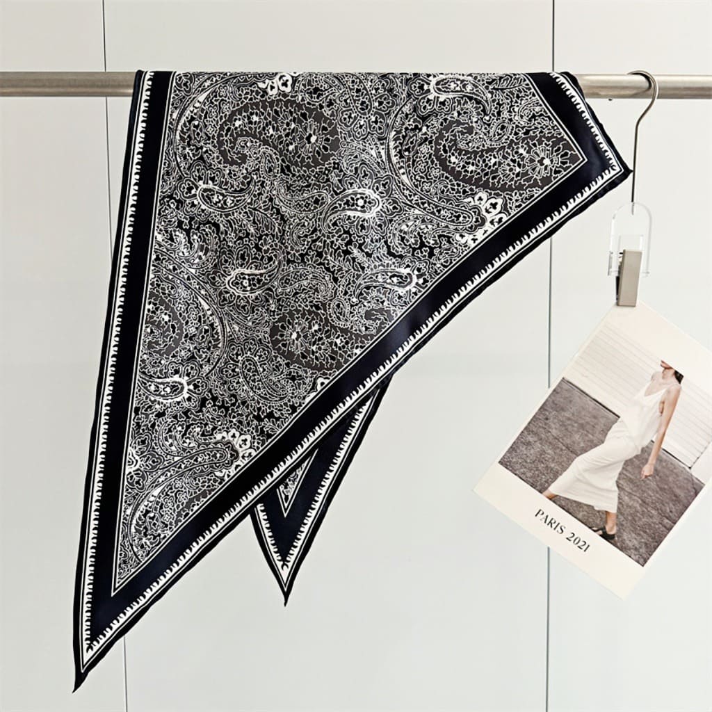 MaraSilk Pure Mulberry Silk Scarf - Diamond Twill MS639 51" x 33" x 33" MS63902