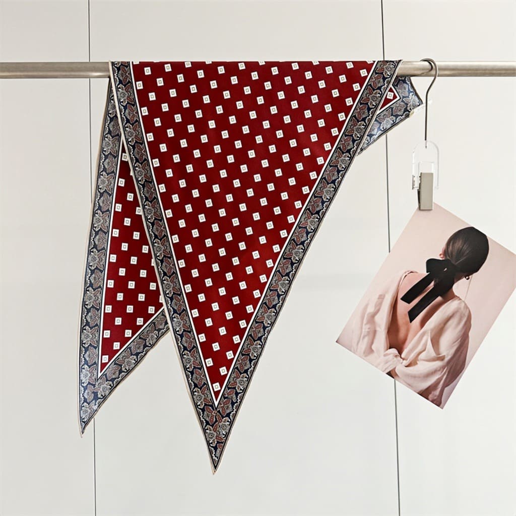 MaraSilk Pure Mulberry Silk Scarf - Diamond Twill MS639 51" x 33" x 33" MS63905