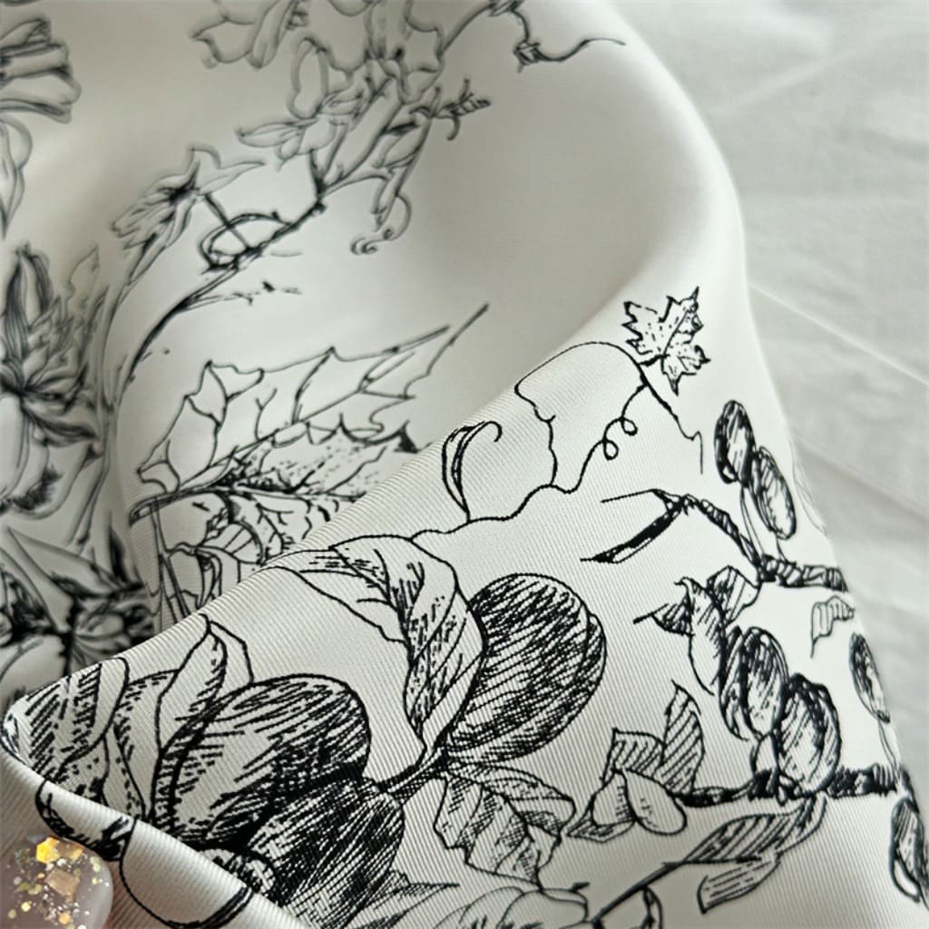 MaraSilk Pure Mulberry Silk Scarf - Diamond Twill MS639