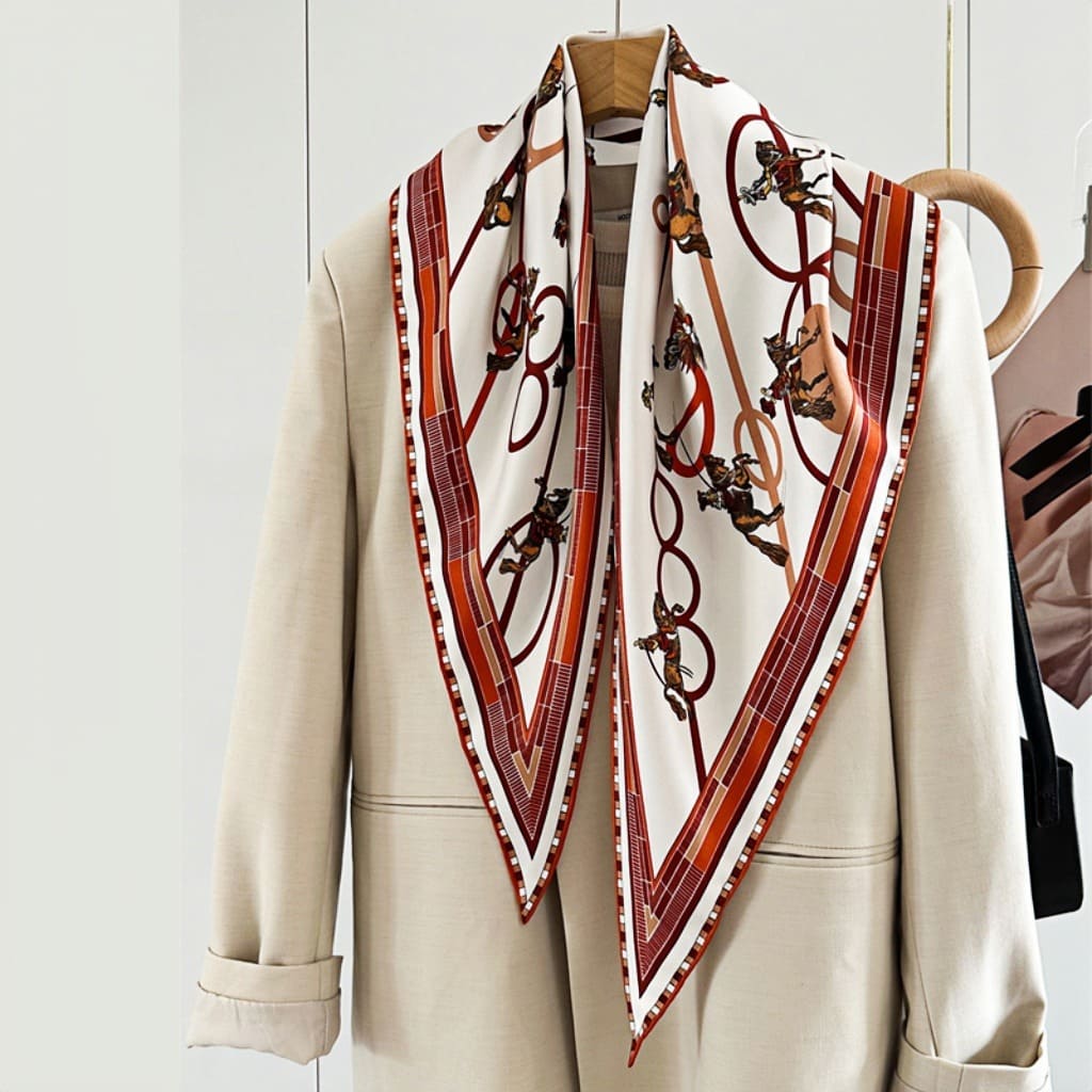 MaraSilk Pure Mulberry Silk Scarf - Diamond Twill MS641