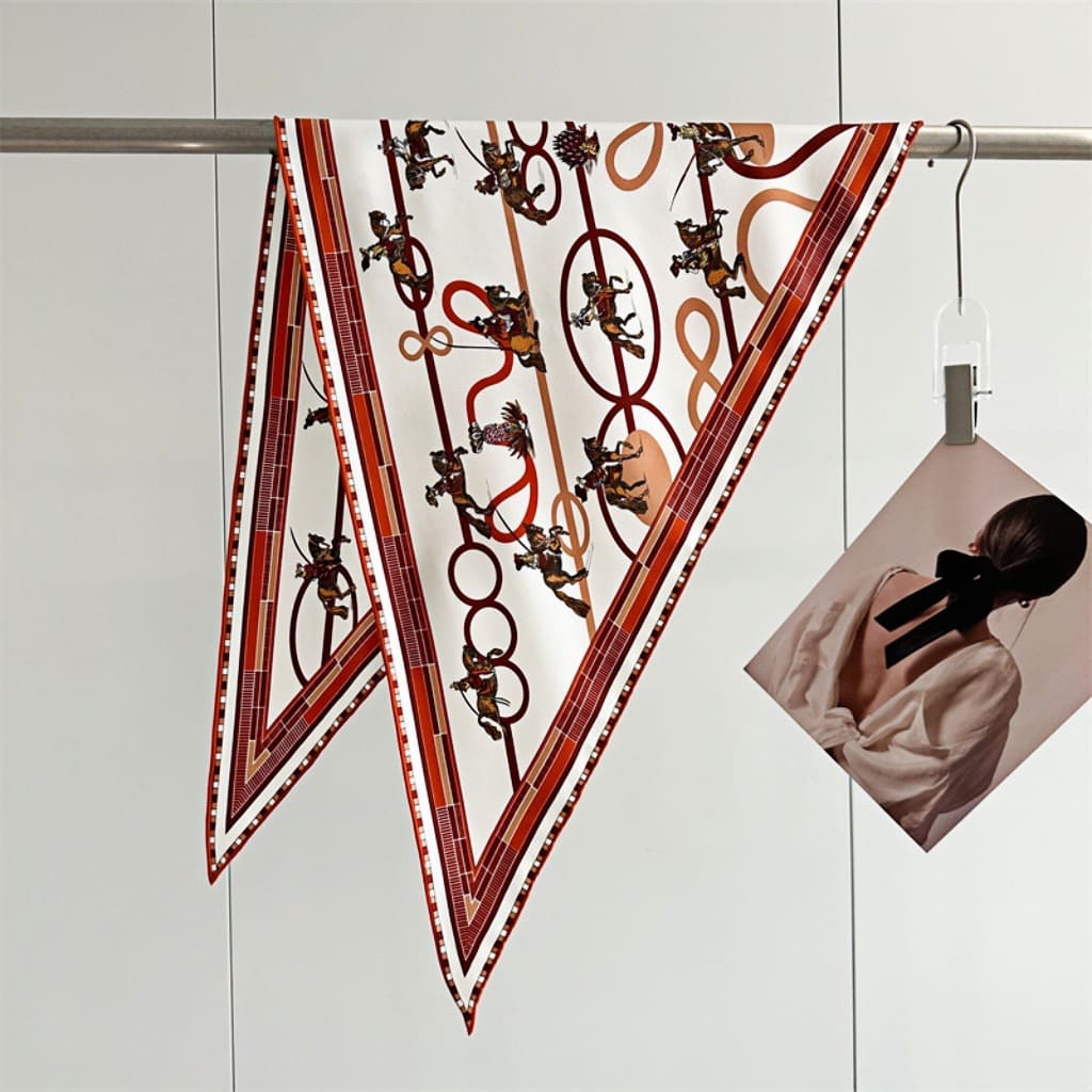 MaraSilk Pure Mulberry Silk Scarf - Diamond Twill MS641 51" x 33" x 33" MS64102