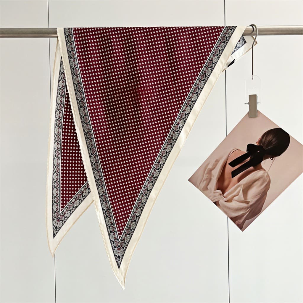 MaraSilk Pure Mulberry Silk Scarf - Diamond Twill MS642 51" x 33" x 33" MS64205