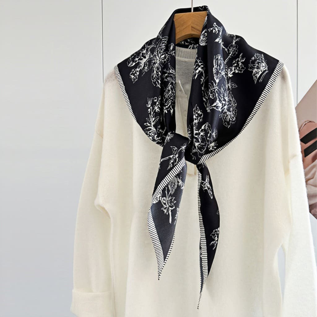 MaraSilk Pure Mulberry Silk Scarf - Diamond Twill MS642