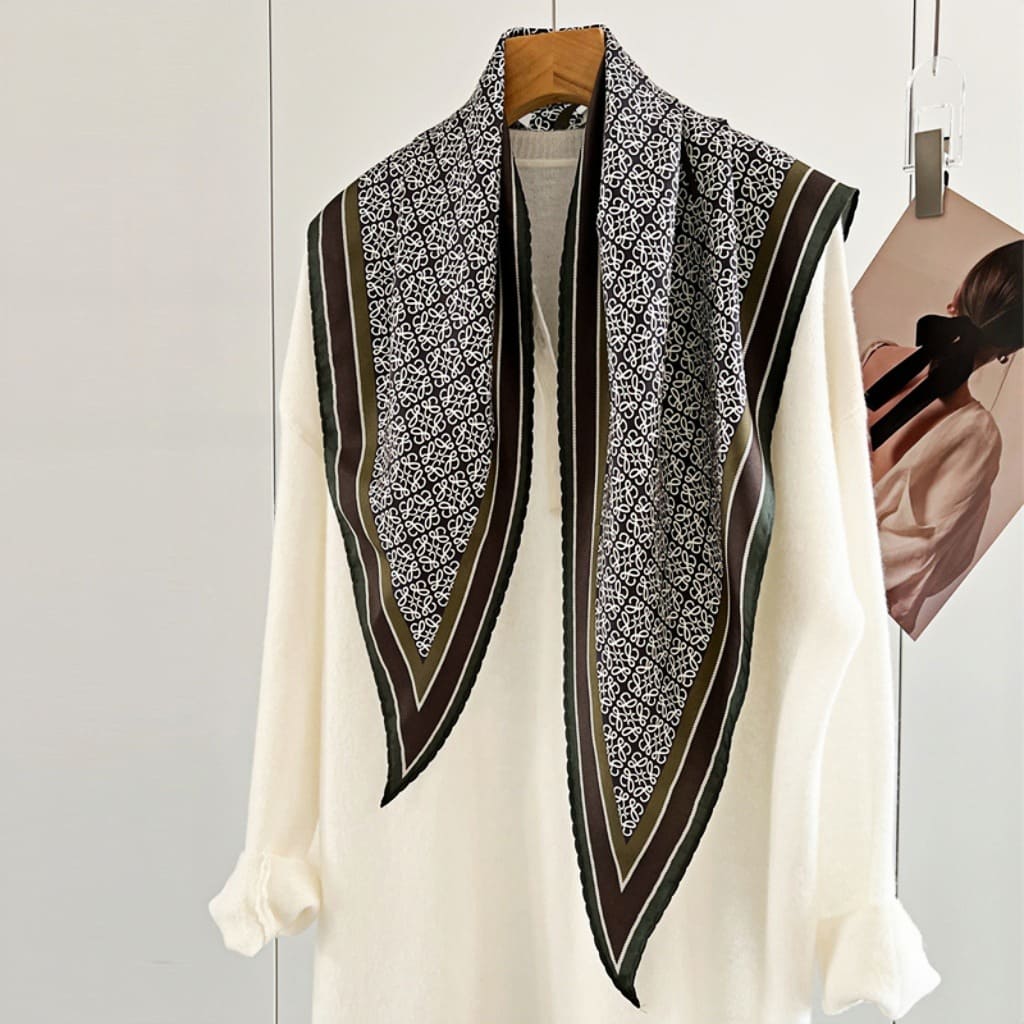 MaraSilk Pure Mulberry Silk Scarf - Diamond Twill MS642