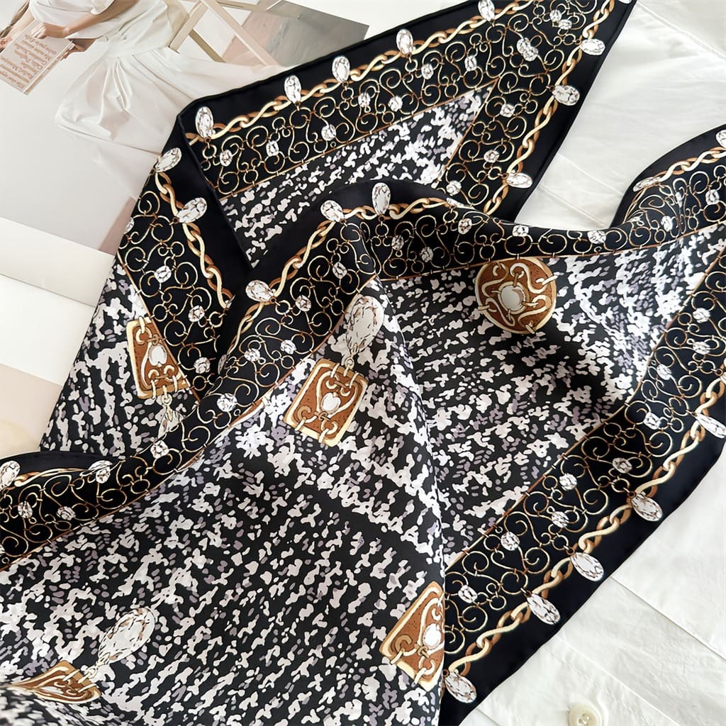 MaraSilk Pure Mulberry Silk Scarf - Diamond Twill MS844