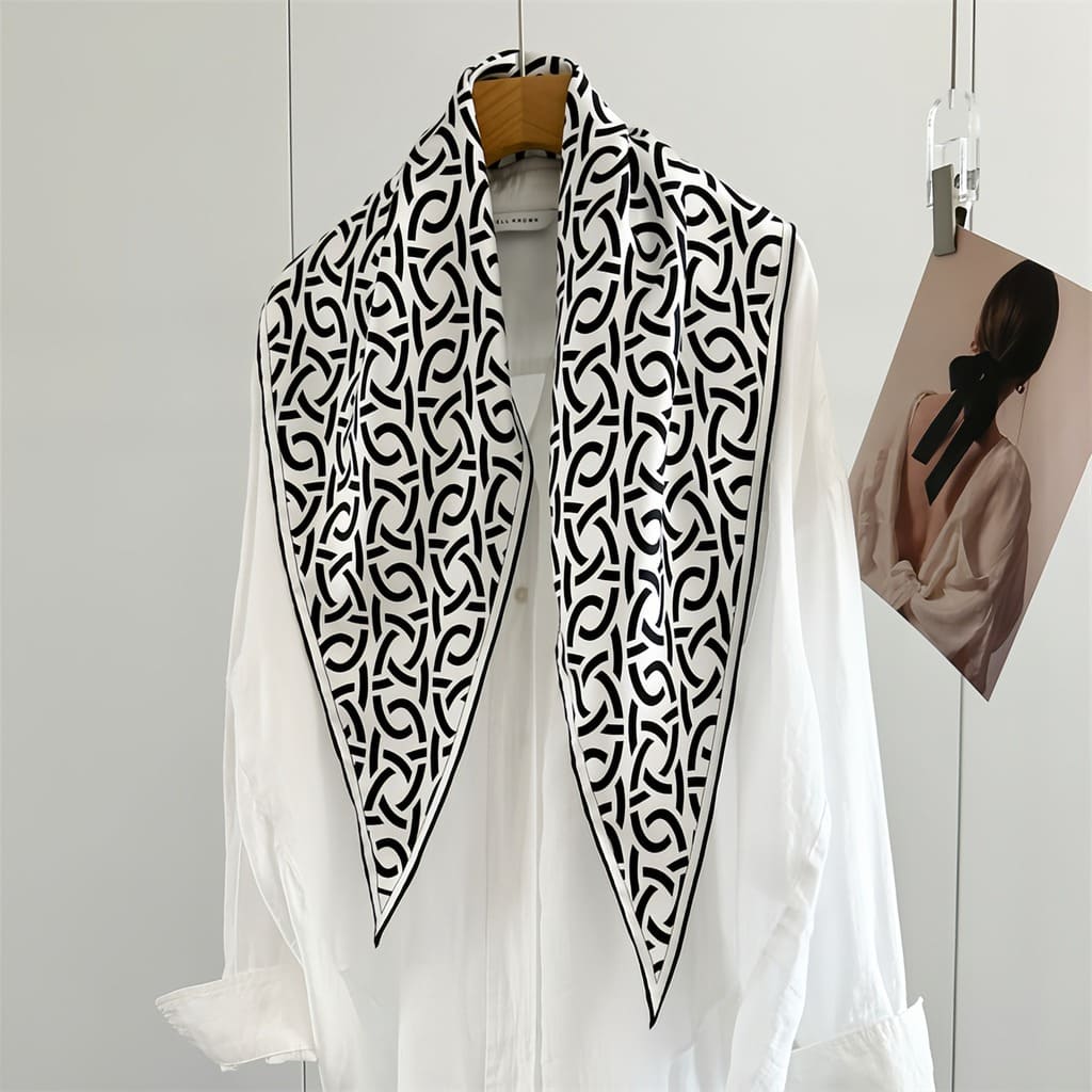 MaraSilk Pure Mulberry Silk Scarf - Diamond Twill MS844