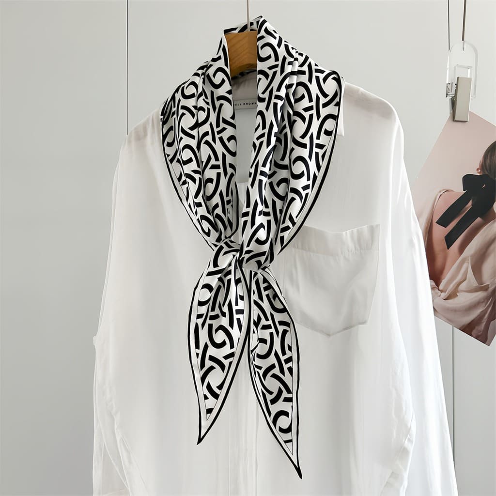 MaraSilk Pure Mulberry Silk Scarf - Diamond Twill MS844