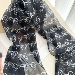 MaraSilk Pure Mulberry Silk Scarf - Oblong Chiffon MS944