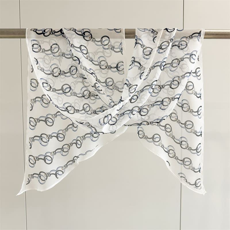 MaraSilk Pure Mulberry Silk Scarf - Oblong Chiffon MS944 63" x 12" MS94401