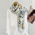 MaraSilk Pure Mulberry Silk Scarf - Oblong Crepe de Chine MS1023