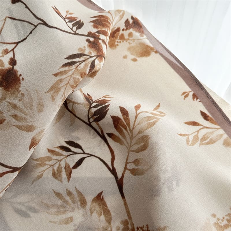 MaraSilk Pure Mulberry Silk Scarf - Oblong Crepe de Chine MS972