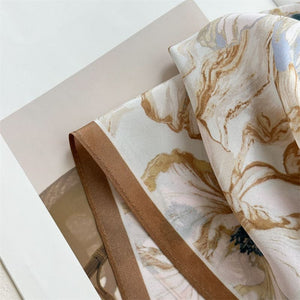 MaraSilk Pure Mulberry Silk Scarf - Oblong Crepe de Chine MS973