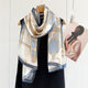 MaraSilk Pure Mulberry Silk Scarf - Oblong Crepe Satin MS1028