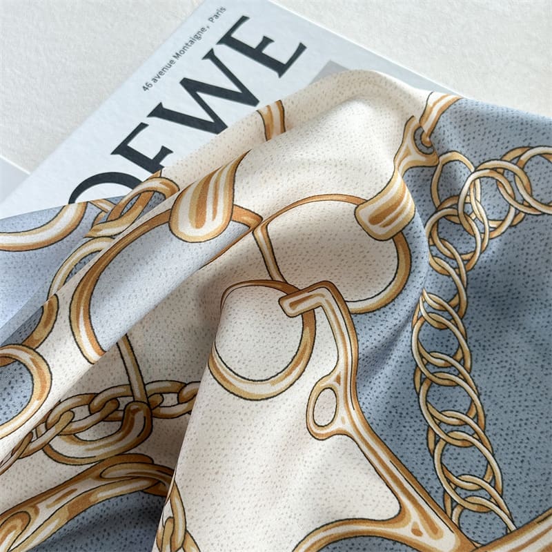 MaraSilk Pure Mulberry Silk Scarf - Oblong Crepe Satin MS1028