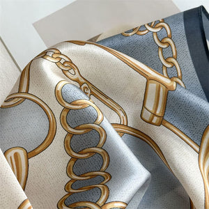 MaraSilk Pure Mulberry Silk Scarf - Oblong Crepe Satin MS1028