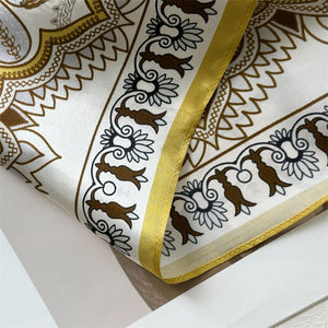MaraSilk Pure Mulberry Silk Scarf - Oblong Crepe Satin MS1029